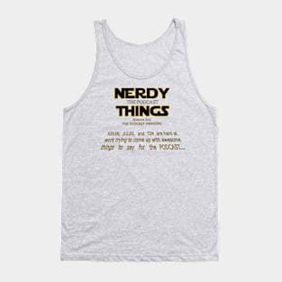 Nerdy Things Wars Logo Tank Top